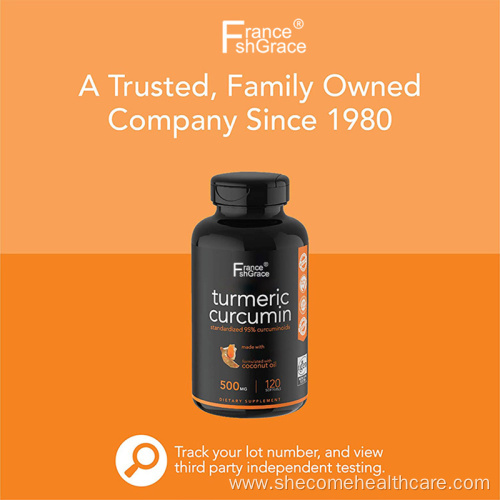 Tumeric Root Extract Brain Health Tumeric Curcumin Softgel